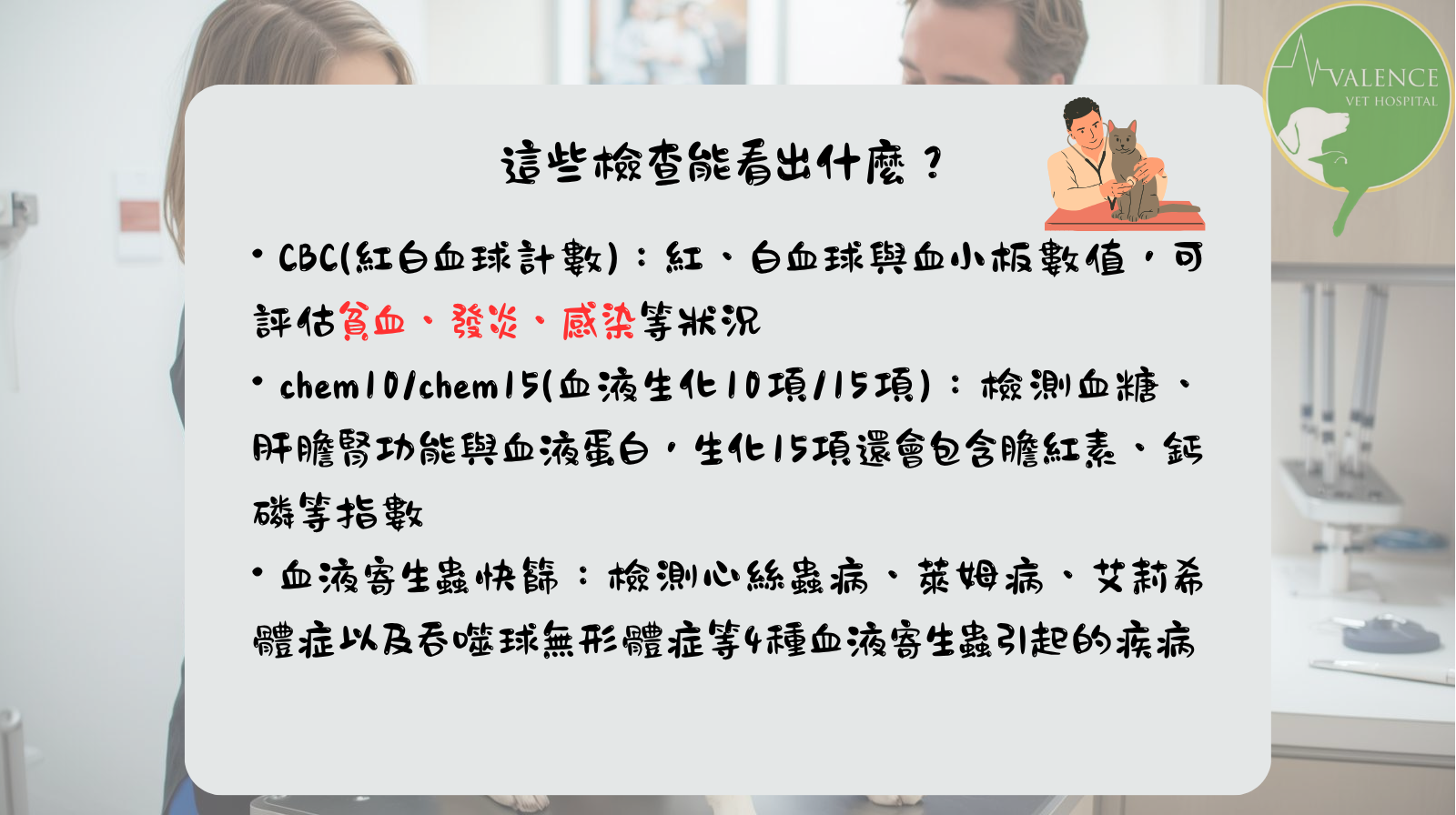 犬貓健檢 皇家 維倫斯動物醫院
